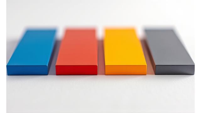 아노다이징 처리된 알루미늄 샘플