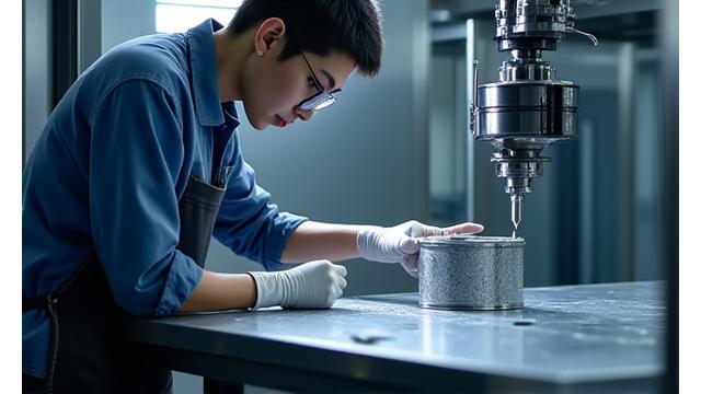 금속 마감 처리 작업 이미지